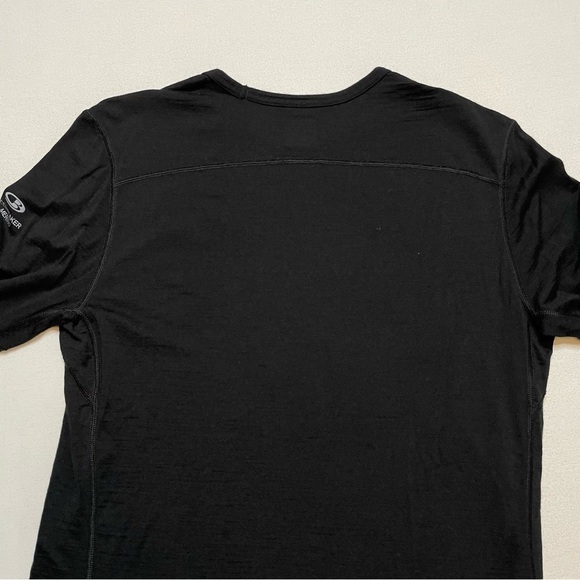 Icebreaker merino wool black long sleeve top large - Picture 6 of 12